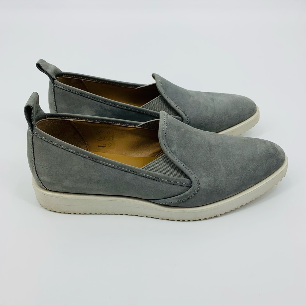 Everlane The Nubuck Leather Street Shoe Slate Grey Size 6.5